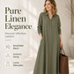 👗 Elegantní Dlouhé Šaty s Dlouhým Rukávem | 11 Barev | Velikosti S–5XL
