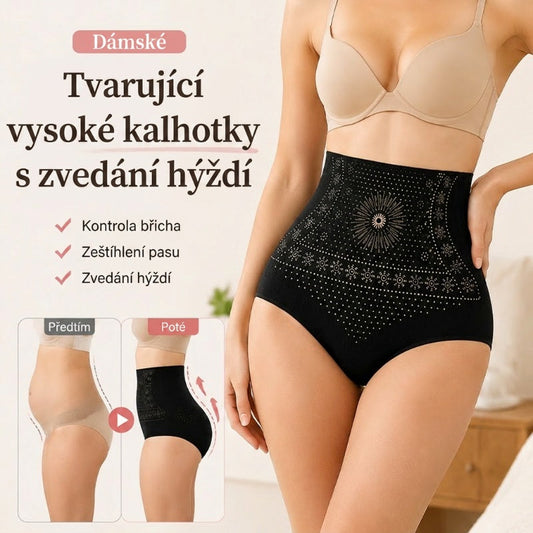 Tvarovací šortky s vysokým pasem
