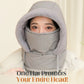❄️ Tlustá termická čepice s plyšovou podšívkou a maskou – Unisex | Zima & outdoor