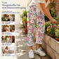 🌸 Sommerliche Blumenmuster-Hose mit elastischem Bund – lässig, stylisch & vielseitig kombinierbar