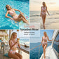 Damski Komplet Bikini z Kwiatowym Wzorem i Wysokim Stanem – Elegancki kwiatowy wzór