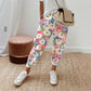🌸 Sommerliche Blumenmuster-Hose mit elastischem Bund – lässig, stylisch & vielseitig kombinierbar