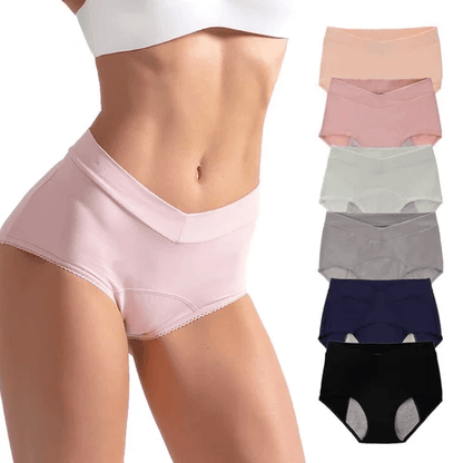 💥Kupte 1  dostanete 3 zdarma| Kalhotky s vysokým pasem a ochranou proti úniku – 🌸 prodyšný materiál s bavlněným pocitem – platba při doručení 💕