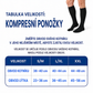 Kompresní podkolenky se zipem – Prodyšné podpůrné ponožky na běhání, cestování, práci i dlouhé stání