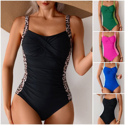 Jednoczęściowy kostium kąpielowy typu halter 🌴 | Doskonale zachowuje kształt na plaży