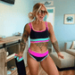 👙Trzyczęściowy sportowy komplet bikini wyszczuplający talię