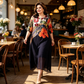 🌺Elegancki i pewny siebie👗Sukienka z kwiatowym nadrukiem
