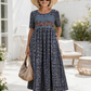 Dámské elegantní boho šaty s potiskem