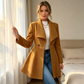 🧥✨ Dámský Elegantní Vypasovaný Kabát s Klopami – Stylový & Ženský Vzhled