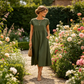 👗🌸 Kvinnors Bomull-Linne Enfärgad Klänning med Fickor – Andningsbar, Smickrande Midja & Lättvikt – Perfekt För Vår & Sommar ☀️