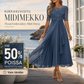 👗🌸 Vyšívané midi šaty – květinové, splývavé, lichotivé a ideální na akce!
