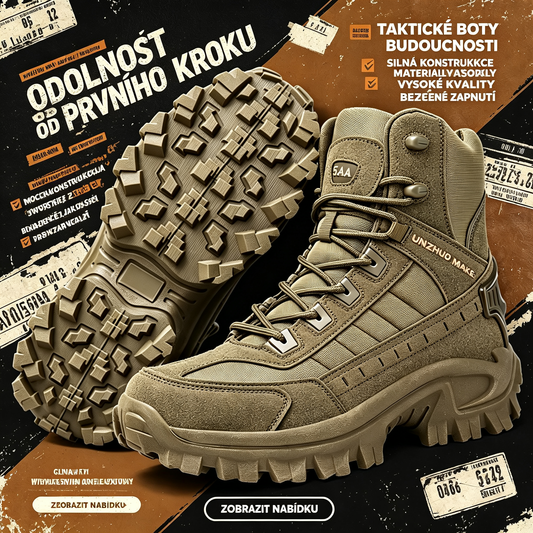 Pánské voděodolné outdoorové boty vylepšené odolné