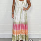 💝Dámské letní tie dye maxi šaty bez rukávů na pláž