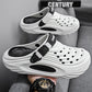 💥【EU40-45】⚡ Męskie oddychające sandały wsuwane slip-on
