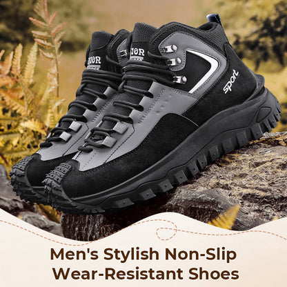 🔥Stylowe, antypoślizgowe i odporne na zużycie buty męskie🏃‍♂️