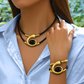 Zestaw naszyjnika i bransoletki w stylu vintage boho📿