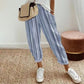 🌸 50% OFF NOW! 🌸 Striped Linen Cotton Trousers for Women