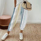 🌸 50% OFF NOW! 🌸 Striped Linen Cotton Trousers for Women
