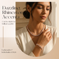 🌿✨ Zestaw naszyjnik + bransoletka – Liść design, błyszczące kamienie, elegancki & uniwersalny | Prezent na urodziny, ślub & codzienne stylizacje 💎🎁