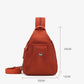 Vícekapsový konvertibilní batoh a crossbody taška