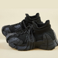 Swobodne, dzianinowe buty do chodzenia typu slip-on