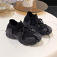 Swobodne, dzianinowe buty do chodzenia typu slip-on
