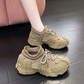 Swobodne, dzianinowe buty do chodzenia typu slip-on