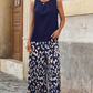 Dámský set s květinovým potiskem - halenka a široké kalhoty👚👖