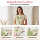 Rochie dreaptă cu imprimeu floral pentru femei