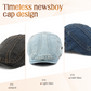 Czapka typu newsboy z dżinsu unisex