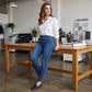 Legginsy o idealnym dżinsowym wyglądzie – modelujące sylwetkę i niezwykle wygodne👖