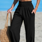 Women's Smocked High Waist Harem Pants