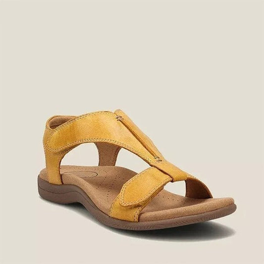 👣Nastavitelné ortopedické sandály na kůži, ideální na dny na pláži, nákupy nebo jen tak na lenošení doma.