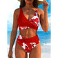 Damski Komplet Bikini z Kwiatowym Wzorem i Wysokim Stanem – Elegancki kwiatowy wzór