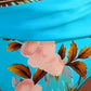 Damski Komplet Bikini z Kwiatowym Wzorem i Wysokim Stanem – Elegancki kwiatowy wzór