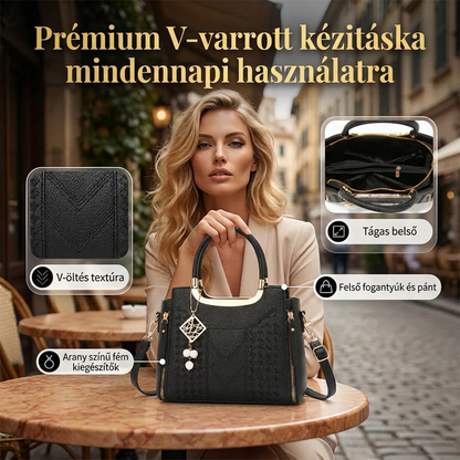 👜 Dámská kabelka z prvotřídní kůže s odnímatelným ramenním popruhem