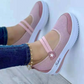 👟 Damskie oddychające buty typu slip-on na platformie – lekkie, wygodne i naturalnie powiększające wzrost – idealne na długie dni