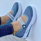 👟 Damskie oddychające buty typu slip-on na platformie – lekkie, wygodne i naturalnie powiększające wzrost – idealne na długie dni