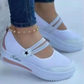 👟 Damskie oddychające buty typu slip-on na platformie – lekkie, wygodne i naturalnie powiększające wzrost – idealne na długie dni