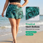 🏖️Wyprzedaż letnia -30%🌊Damski dwuczęściowy kostium kąpielowy z spódniczką w tropikalne wzory👙🌴❤️