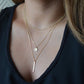 Elegantní vícevrstvý náhrdelník s jemným přívěskem