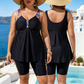 🌊😍Dámské volné tankini top a kraťasy plavky👙