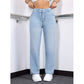 Women's Drawstring Elastic Waist Jeans