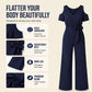 Women's Elegant Cold Shoulder Jumpsuit