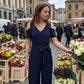 Women's Elegant Cold Shoulder Jumpsuit