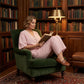 Women's Striped V-Neck Top & Wide-Leg Pants Set
