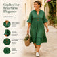 Women's Summer Polka Dot Dress with Ruffle Sleeves