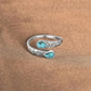⏳Kupte 1 a dostanete 1 zdarma⏰Retro nastavitelný otevřený prsten se zářícím zirkonem ve tvaru slzy💧💍