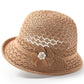 Elegancki, ochronny przed słońcem, vintage kapelusz typu bucket