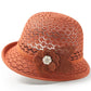 Elegancki, ochronny przed słońcem, vintage kapelusz typu bucket